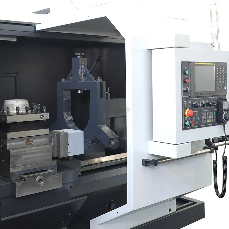 Mesin Bubut Threading Cnc Tempat Tidur Miring